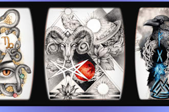 create a custom realistic tattoo design