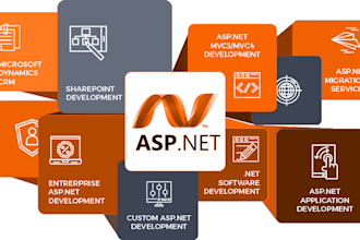 develop application using, asp net mvc, web api, azure