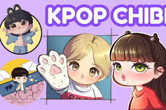 draw a chibi kpop idol for you