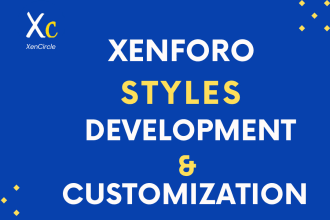 develop and customize of xenforo styles and themes