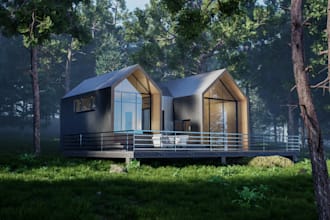 create cabin, tiny house design