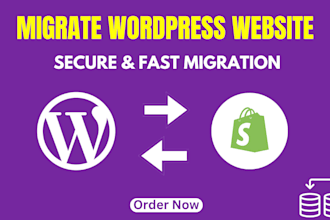 migrate wordpress to shopify and shopify to wordpress