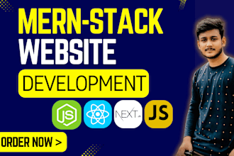 be your professional mern stack developer for custom web dev