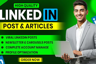 write engaging and viral linkedin posts that drives revenue