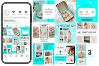 custom instagram and facebook posts design using canva templates
