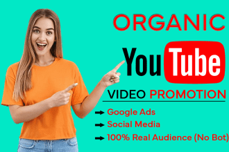 promote your youtube video organically in worldwide