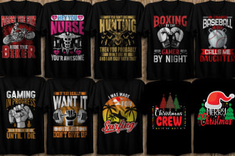 create custom vintage bulk t shirt design for you