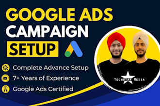 setup and manage high converting google ads PPC campaigns