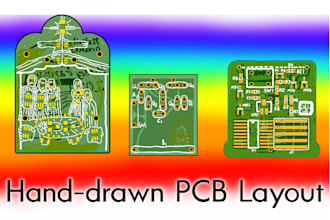 design a hand drawn pcb for your audio application