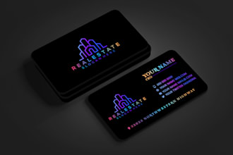 do luxury minimal business card and logo design within 12 hours