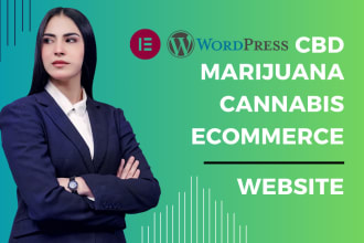 create cbd, hemp, marijuana or cannabis ecommerce website