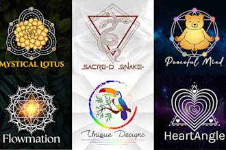 create a sacred geometry, mystical or spiritual logo design