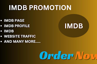 promote your imdb page and boost your starmeter ranking