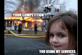 make funny and viral memes for your social media page