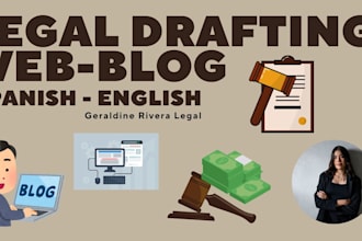 escribiré el contenido legal de tu blog o sitio web