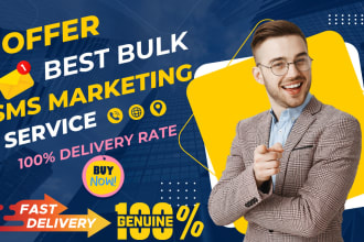 offer the best bulk SMS, text message marketing blast service