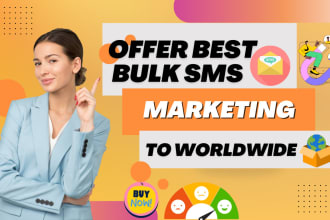 offer the best SMS txt msg marketing blast service