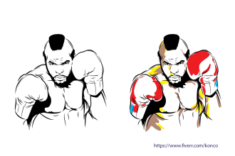 draw your portrait in this pop vector art style