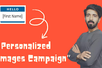 create personalized image email outreach campaign