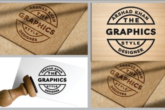 create custom stamp, seal, badge logo design with a quick turnaround