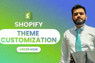 be your shopify developer to do website development theme customizations