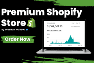 create a branded 7 figure shopify dropshipping store or shopify website