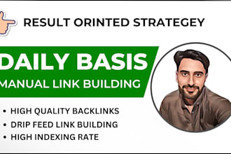 rank your website by daily basis link building service
