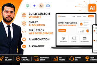 develop a custom ai web app and nextjs web application