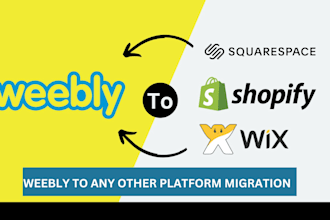 do migration from shopify to weebly or weebly to shopify