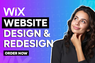 do wix website design, redesign, build wix website or wix website development