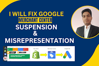 fix google merchant center suspension and gmc setup