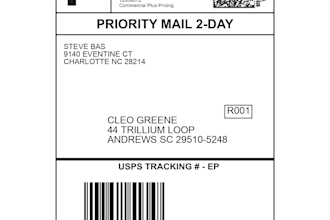 produce logistic shipping label