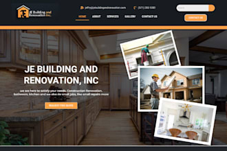 build a custom home remodeling, home improvement website
