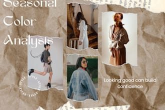 do a seasonal color analysis and create a custom palette for you