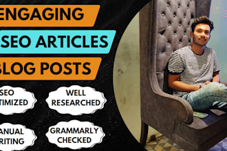 do SEO article writing, content writing and blogs