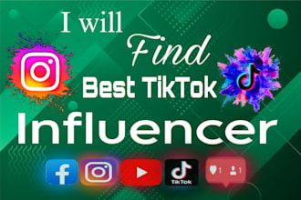 find best instagram, youtube, tiktok influencers with email contact
