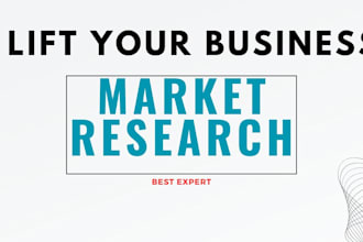 do all market research project
