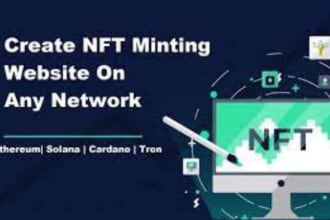 develop an nft mint website, dapp, smart contract, opensea
