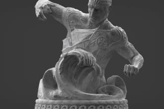 sculpt 3d printing, 3d character modeling, 3d sculpture, autodesk maya, stl