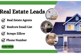 cell phone numbers of real estate agents, realtors, email and contact list