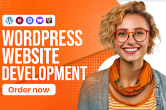 do wordpress website development, design or redesign wordpress business website