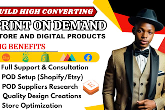 be your shopify print on demand dropshipping mentor, virtual assistant