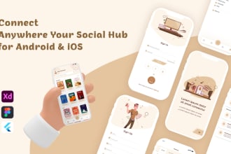 build custom chat app, video chat app, social media app for android and ios