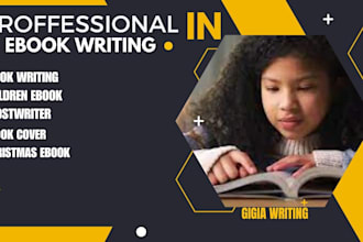 be ebook ghostwriter, amazon kdp ebook writer children book editing
