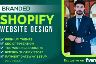 create 7 figure shopify dropshipping store or shopify website