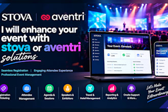 enhance your event with stova or aventri solutions