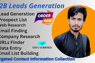 do b2b lead generation, linkedin leads, email list building for any industry