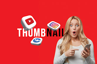design an amazing, eye catchy attractive thumbnail