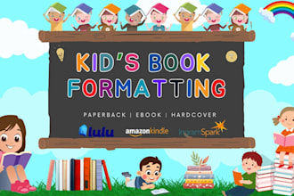 do children book formatting for amazon KDP