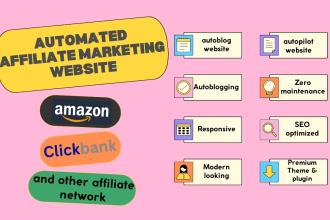 create automated affiliate marketing website